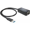 Адаптер DeLock 62121, USB 3.0  към Gigabit LAN 10/100/1000 Mbps