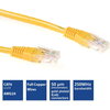 ACT  Мрежов пач кабел cat.6, U/UTP  5м, жълт, булк