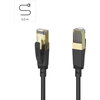 Мрежов пач кабел HAMA S/FTP, CAT 8, RJ-45 - RJ-45, 40Gbit/s, 5.0 m