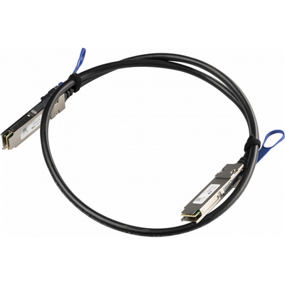 Комуникационен кабел Mikrotik XQ+DA0001, QSFP+, QSFP28, 1m