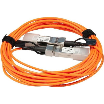 Комуникационен кабел Mikrotik S+AO0005, SFP+direct attach active optics cable, 5m