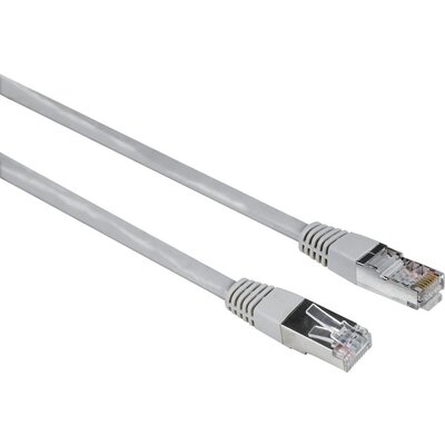 Мрежов кабел HAMA CAT 5e, F/UTP, RJ-45 - RJ-45, 30 m, Сив, Булк