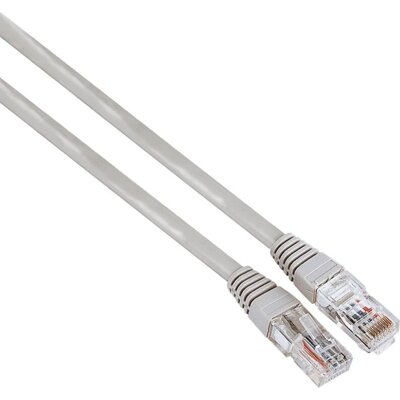 Мрежов кабел HAMA,CAT 5e, FTP/UTP, RJ-45 - RJ-45, 5м, екраниран, Сив, булк опаковка