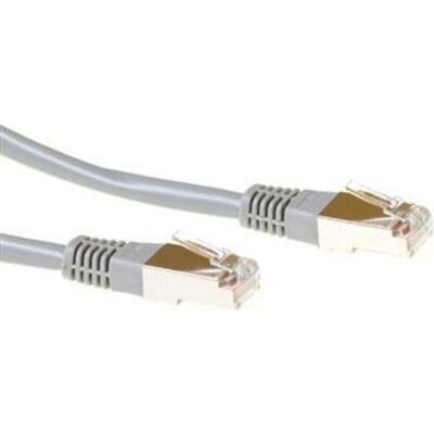 Мрежов пач кабел ACT F/UTP, CAT5E, RJ-45 - RJ-45, 3.0 m, Сив