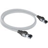 Мрежов пач кабел ACT S/FTP, CAT6A, RJ-45 - RJ-45, 1.5 m, Медни проводници, Сив