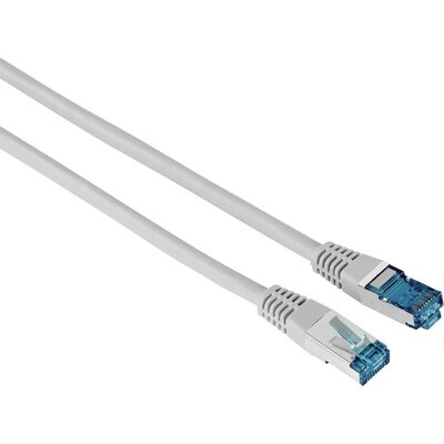 Мрежов пач кабел HAMA F/UTP, CAT 6, RJ-45 - RJ-45, 1Gbit/s, 5.0 m, Сив, Булк