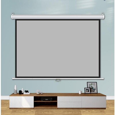 Проекторен екран за стена ESTILLO Roller Projector, 180 x 180, 1:1