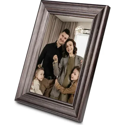 Дигитална смарт фоторамка Denver PFF-1044DW Dark Wood, 10.1" Wi-Fi, Frameo app