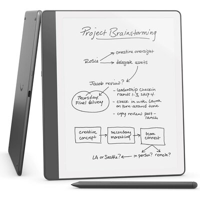 Amazon Kindle Scribe (2024) четец 64GB - 10.2" - с Premium Pen, тъмно сив