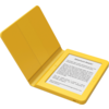 eBook четец BOOKEEN SAGA, 6", Силиконов калъф, Жълт