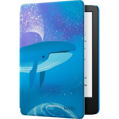 eBook четец Kindle 2022 kids, 6", 16GB, WiFi, Space Whale