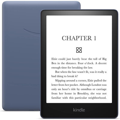 eBook четец Kindle Paperwhite 6.8", 16GB, 2021, 11 генерация, IPX8, Denim