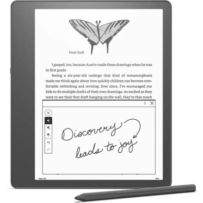 eBook четец Kindle Scribe (2022), 32GB, 10.2", w Premium Pen, Сив
