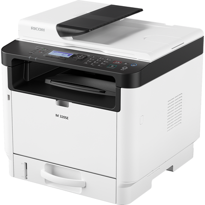 Мултиф.у-во принтер/скенер/копир RICOH M 320FSE, А4,32стр/мин, LAN,USB, 7000 стр,ARDF