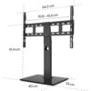 Стойка за TV Stand Fullmotion до 165см / 65"/ до 40 кг, 220867