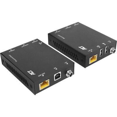 4K HDMI 2.0 KVM  Extender (усилвател), ACT AC7815, усилва сигнал до 70 м по UTP кабел