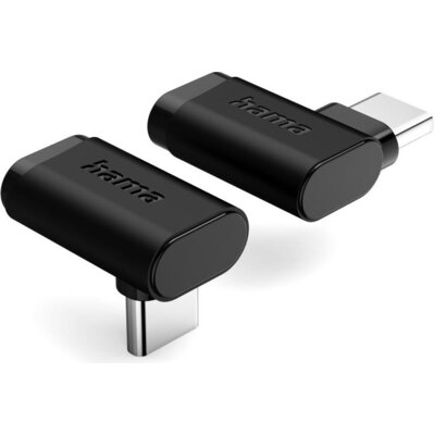 HAMA Адаптер 90°C USB-C, USB 3.2 Gen2, 10 Gbit/s, 5 A, 240 W, комплект от 2 HAMA Адаптер 90°C USB-C, USB 3.2 Gen2, 10 Gbit/s, 5 A, 240 W, комплект от 2