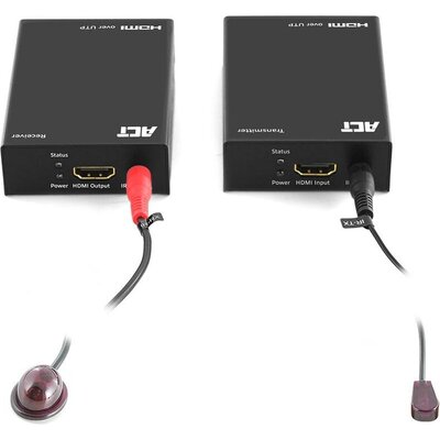 HDMI Extender (усилвател) ACT AC7810, усилва HDMI сигнал до 60 м по UTP кабел