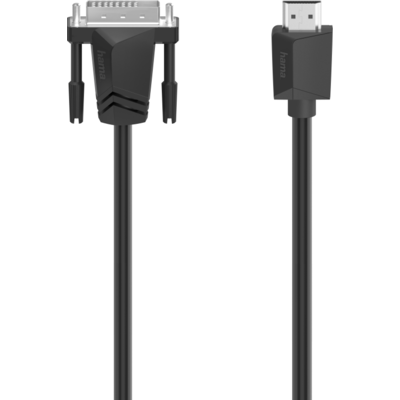 Кабел  DVI-I Dual Link мъжко- HDMI мъжко, Ultra-HD, 4K, 1.5м, черен