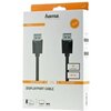 Кабел HAMA 200696 DisplayPort 1.2 мъжко - DisplayPort 1.2 мъжко, 1.5 m, Ultra-HD 4K, двойно-екраниран