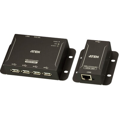 USB Extender ATEN UCE3250, 4 порта, USB 2.0, CAT 5, до 50m