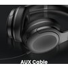 Слушалки HiFuture FutureTour Black, Active Noise Canceling, 25-Hour Playtime, Memory Protein Foam Cover, Crystal-Clear Call, Wir