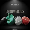 Слушалки HiFuture ChromeBuds Metallic Grey, Metallic Charge Case, 4 MICS ENC, Wireless 5.4, Up to 6 Hours Battery Life by one ch