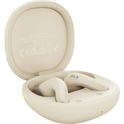 Слушалки HiFuture FlyBuds 4 ANC Latte, Active Noise Cancelling, 4 MICS ENC, Wireless 5.4, Up to 10 Hours Battery Life by one cha