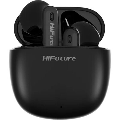 Слушалки HiFuture ColorBuds2 Black, Fashion TWS Earbuds, *5+15hours Play time,  Bluetooth 5.3, 10MM Driver, Soft Bass, Comfort F