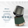 Тонколони HiFuture Mega S Green, Bluetooth 5.4, MagSafe, 5W Output, Built-in MIC support Handsfree, Pair to Play (TWS Mode), Up 
