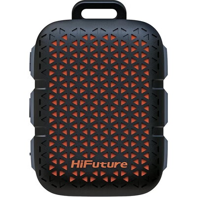 Тонколони HiFuture Pocket S Black, Bluetooth 5.4, IPX7 Waterproof, 5W Output, Pair to Play (TWS Mode), Up to 8 Hours Playtime, S
