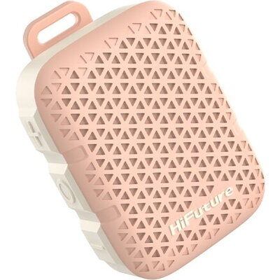 Тонколони HiFuture Pocket S Pink,  Bluetooth 5.4, IPX7 Waterproof, 5W Output, Pair to Play (TWS Mode), Up to 8 Hours Playtime, S