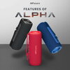 Тонколони HiFuture Alpha Red, Bluetooth 5.3, IPX7 Waterproof, 20W Output, Pair to Play (TWS Mode), Up to 12 Hours Playtime, Buil