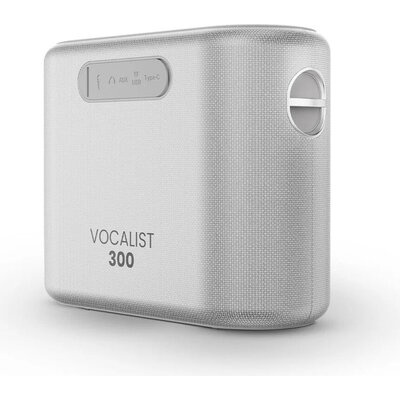 Тонколони HiFuture Vocalist300 Silver, 150W Output, Karaoke Enable, Two Wireless Microphone, 18000mAh Battery (Support Power Ban