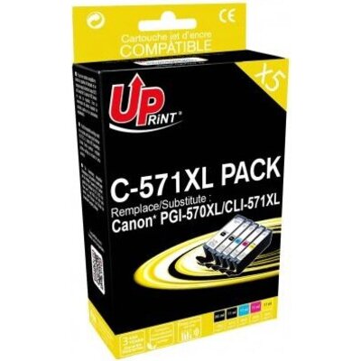 Мастилници UPRINT комплект CANON PGI-570 + CLI-571BK/C/M/Y XL