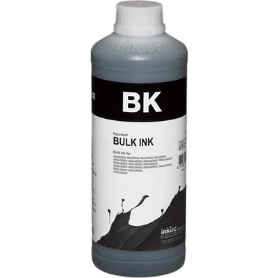 Бутилка с мастило INKTEC за Brother LC1100Bk/LC980Bk/LC67BK/C/M/Y, Черен 1L