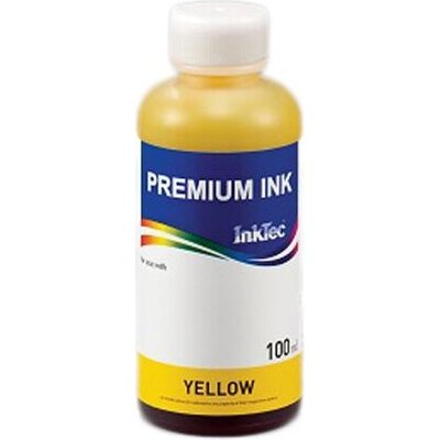 Бутилка с мастило INKTEC за Canon CLI-8Y/PG-41/51 , Жълт, 100 ml