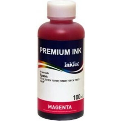 Бутилка с мастило INKTEC за Canon GI-490/790/890/990, Червен, 100 ml