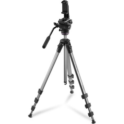 HAMA Трипод / Статив „PRO Move 160 2D+“, 160 см, видео статив за камера и мобилен телефон
