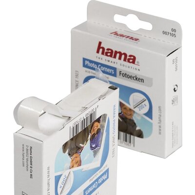 Самозалепващи ъгълчета за снимки HAMA 07108, 2 x 500 броя, 2 пакета - HAMA-02244
