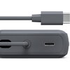 HAMA Външна батерия „Travel“ с кабел, 10000mAh, 2 изхода: 2x USB-C, антрацит