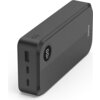 HAMA Външна батерия 20000 mAh, 3 изхода: 2 x USB-C, 1 x USB-A, черна