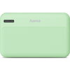 HAMA Външна батерия "Pocket 10", 10000 mAh, Изходи: 2x USB-A, зелена
