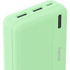 HAMA Външна батерия "Pocket 10", 10000 mAh, Изходи: 2x USB-A, зелена