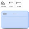 HAMA Външна батерия "Pocket 10", 10000 mAh, Изходи: 2x USB-A, син