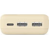 HAMA Външна батерия "Pocket 10", 10000 mAh, Изходи: 2x USB-A, бежов