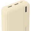 HAMA Външна батерия "Pocket 20", 20000 mAh, Изходи: 2x USB-A, бежов