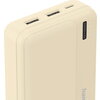 HAMA Външна батерия "Pocket 20", 20000 mAh, Изходи: 2x USB-A, бежов