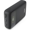 HAMA Външна батерия "PD10-W20", 10000 mAh, 3 изхода: 2 x USB-C, USB-A, Бързо зареждане