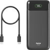 HAMA Външна батерия "PD27-W65", 27000 mAh, Изходи: 2xUSB-C, USB-A, Бързо зареждане